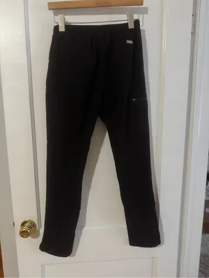 black FIGS scrubs pants thumbnail 2