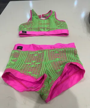 Kandi Kouture Dance Set Green Size XXS thumbnail 1