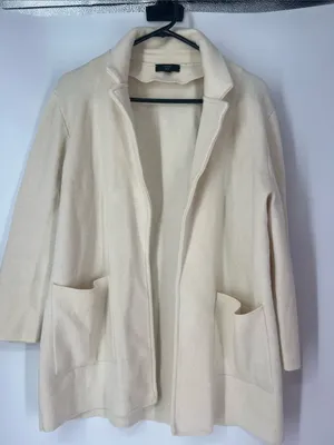 J. Crew 365 Open-Front Long Cardigan 30% merino wool sweater thumbnail 12