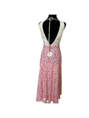 Vrg Grl Postcards From Italy Bias Cut Midi Dress Women's Size AU 8 US 4 NWT thumbnail 5