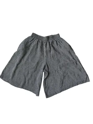 Vintage Susan Bristol Gingham Relaxed Pull On Elastic Waist Shorts thumbnail 7