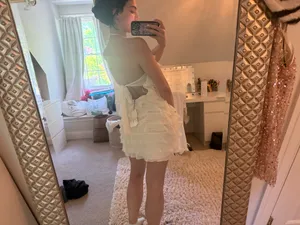 ZARA White Mini Dress thumbnail 2