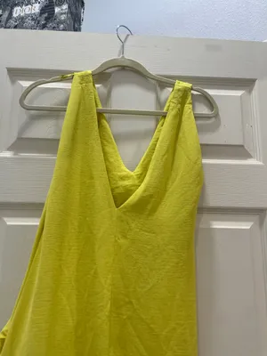 ZARA Yellow Dress Midi thumbnail 2