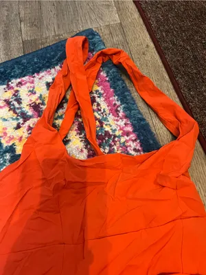 Outdoor voices orange active dress thumbnail 7