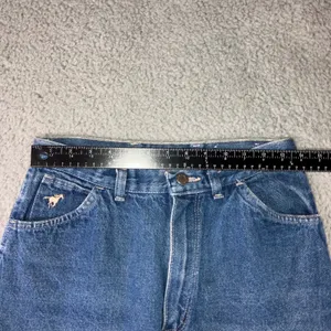 Vtg Wrangler Straight Leg Jeans Women 14 High Rise USA‎ Made 70s 80s Sustainable thumbnail 4