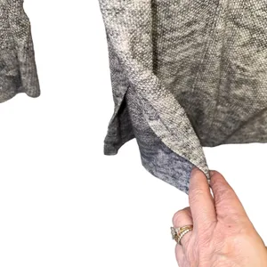 Gap Softspun Cowl Neck Tunic Sweater Small Gray Marled‎ Knit Cotton thumbnail 2
