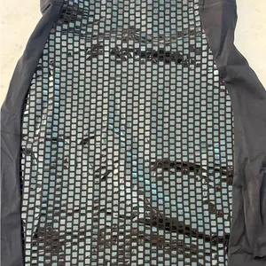 Blackmilk Black and Silver Mesh Pencil Skirt thumbnail 2