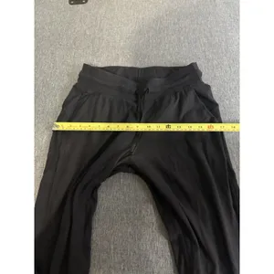 Lululemon Ready To Rulu Black Joggers Women's Sz 6 Running Workout thumbnail 2