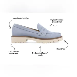Journee Womens Kenly Tru Comfort Foam Slip On Round Toe Loafer Size 7 NW… thumbnail 2