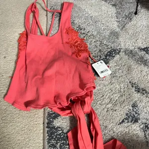 NWT‎ Free People radiant watermelon wrap style top small thumbnail 4