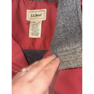 L.L. Bean Women's Reg Large Pink Zip Up‎ Jacket 0 WY23 Fleece Lined thumbnail 3