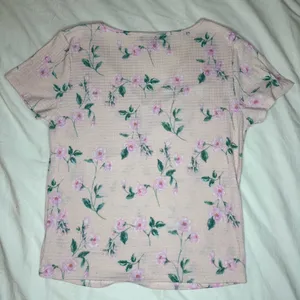 VIBE pink floral print short-sleeve top thumbnail 5