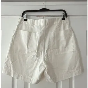 Madewell Herringbone Camp Shorts White Cotton High Rise Utility Pockets NZ166 32 thumbnail 2
