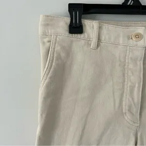 Aritzia Wilfred Free Modern Cargo Pant Birch Off White Cream 10 NWOT thumbnail 3