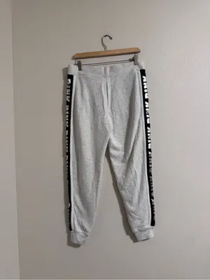 PINK Victoria's Secret Light Gray joggers thumbnail 3