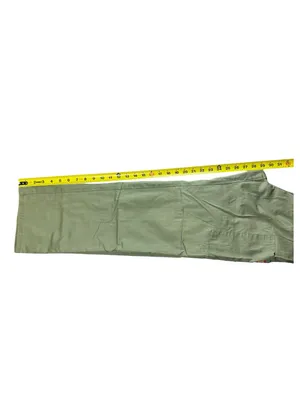 Dickies Olive Straight-Leg Utility Pants with Red Drawcord thumbnail 4
