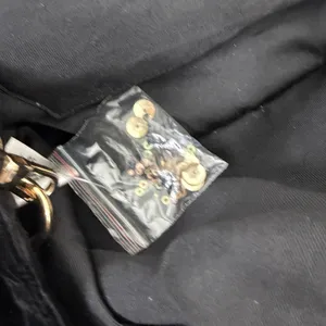 Anthropologie Handbag Womens OS Black Floral Embroider Sequin Velvet Ring Handle thumbnail 10
