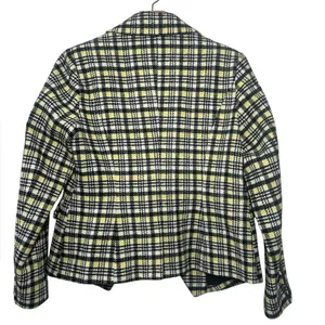 Anthropologie Avec Les Filles Wool Blend Blazer Jacket Plaid Fall Aesthetic thumbnail 3