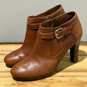 Lauren Ralph Lauren‎ Maleah Leather Bootie size 7.5 B100 thumbnail 1