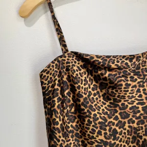 GAP Satin Cami Tank Top‎ Leopard Blouse Size Small thumbnail 4