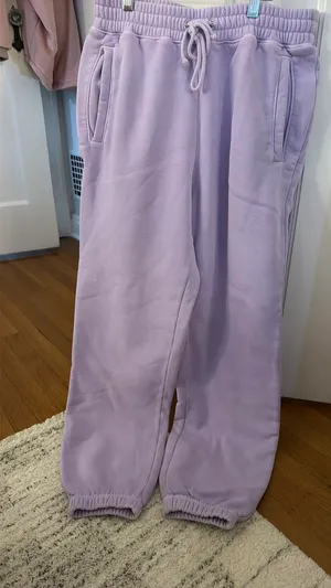 Abercrombie Purple Sweatpants Medium thumbnail 5