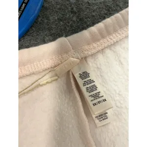 SKIMS Light Pink Fleece Sweatpants 3X Plus Size Joggers Cotton Lounge Pants thumbnail 3
