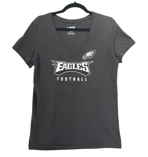 National Football League Team Apparel Philadelphia Eagles Shirt Gray XL thumbnail 1