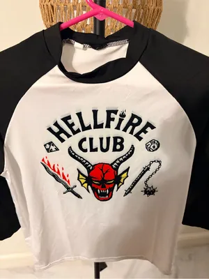 Hellfire Club Raglan Short Sleeve Tee thumbnail 1