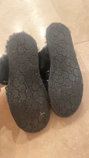 multi-sparkle fur slip ons thumbnail 4