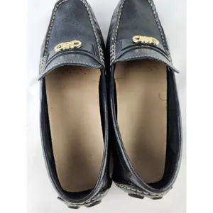 Cole Haan Women's Leather Driving Loafers Navy Gray Shoes Slip On 7.5 Size 8B thumbnail 9