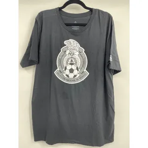 Adidas Womens Black Mexico Football Soccer National Team Logo T Shirt NEW Large thumbnail 10