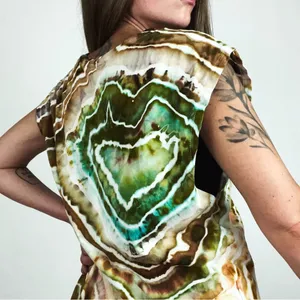 Hand-Dyed Sleeveless Jersey Dress | Size L thumbnail 4
