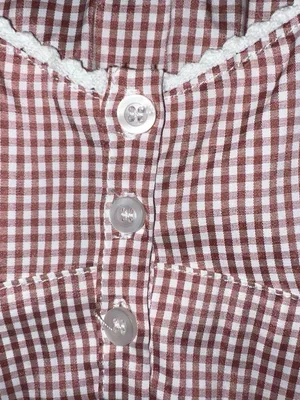 Pink & white gingham dress. Size M thumbnail 7