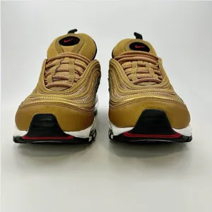 Nike Air Max 97 OG Golden Bullet Metallic‎ Gold DQ9131-700 Womens 8 Sneakers thumbnail 6