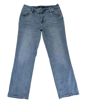 Hudson Los‎ Angeles Women's Straight Leg Jeans Blue Medium Wash Flap Pocket 12 thumbnail 1