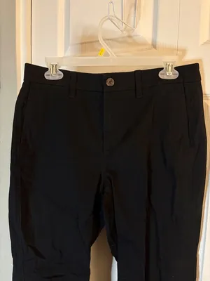 J Crew High Rise Girlfriend Chino Black 6 thumbnail 4