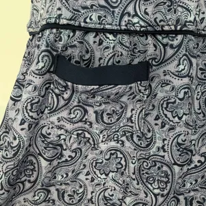 Scratch Seventy Sleeveless Collared Golf Tennis Polo Dress Blue Paisley Size M thumbnail 5
