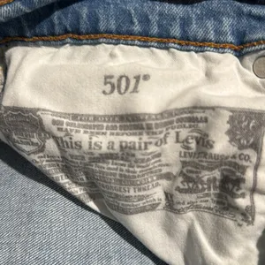Levi's 501 Original Fit Stretch Women’s Jeans Straight Fit High Rise button Fly thumbnail 4