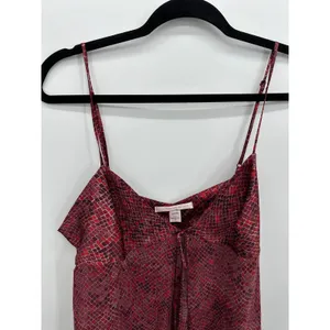 Victoria's Secret‎ Womens Red Satin Nightgown Sz L Red Sexy Lingerie Tie Open thumbnail 5
