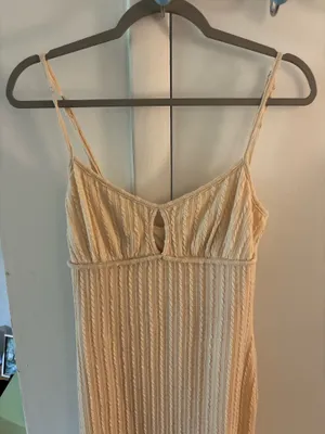 Princess Polly Cream Maxi Dress thumbnail 3