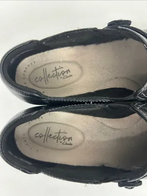 Clark’s Collection Women’s Black Cheyn Madi Slip On Flats Shoes Size 8M thumbnail 7