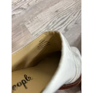 Free People New Frontier Western Mules In White Patent Leather EU 36.5/US Size 6 thumbnail 8