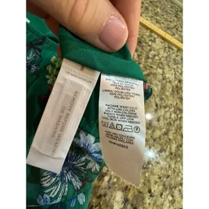 LOFT green floral maxi skirt with‎ a tiered silhouette Green Size Medium thumbnail 8