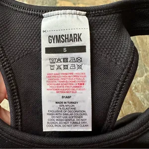 Gymshark Flex Sports Bra Black and Red Women’s Size Small thumbnail 7