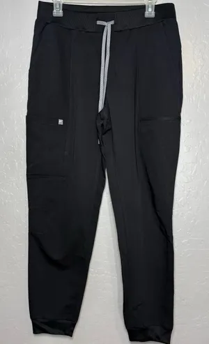 Fabletics Mid On-Call Scrub Joggers Pants Black L Regular thumbnail 1