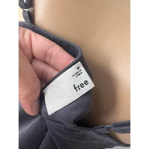 Aritzia Wilfred Free Viviene Slip Spaghetti Strap Gray Microfiber Dress Medium thumbnail 8