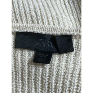 Zara Women's Cream V Neck Sleeveless Button Down Cardigan Sweater Vest Top Sz XL thumbnail 5