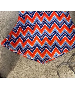 ☘️☘️☘️Marci Women's XL Multicolor Geometric Tank Top V-Neck Sleeveless ☘️☘️☘️ thumbnail 4
