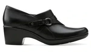 Clarks Genette Arc Womens Heeled Loafers by CLARKS‎ Size: 9M Bootie EUC! thumbnail 1