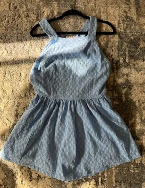 Free People Free-Est Va Va Volume Mini Dress Jacquard Criss-Cross New thumbnail 5